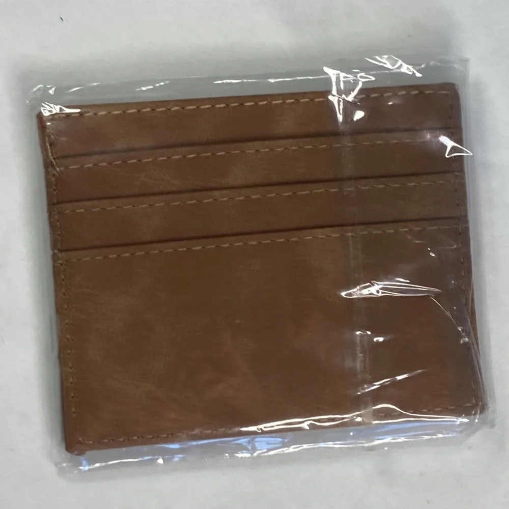 NEW State of Mind Wallet, Brown Vegan Leather